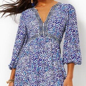 Lily Pulitzer 3/4 Sleeves Wexlee Midi Dress